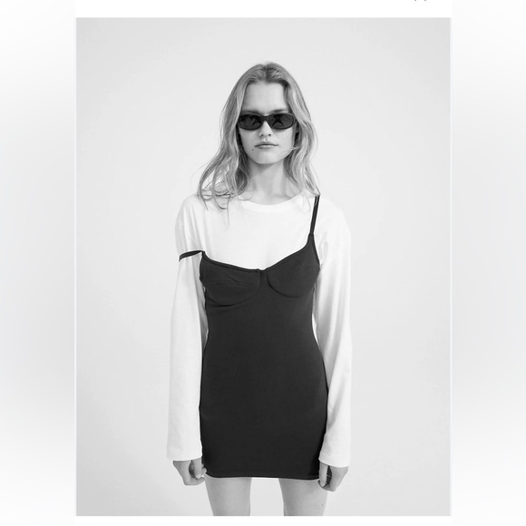 CALVIN KLEIN x HERON PRESTON WMNS CORSET DRESS L - Picture 2 of 16